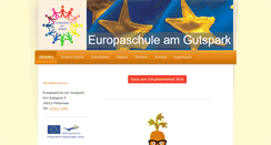 Desktop Screenshot of europaschule-falkensee.de